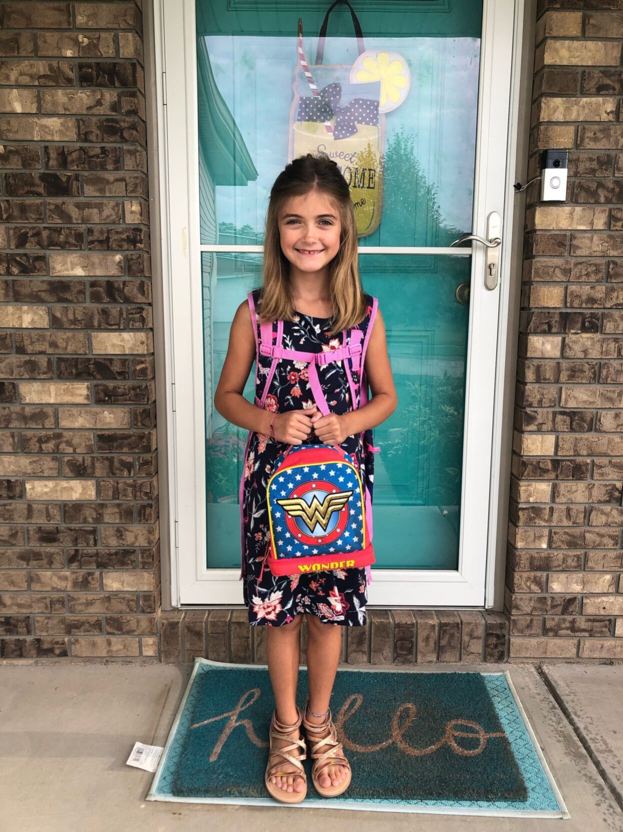 Elle’s First Day of 2nd.